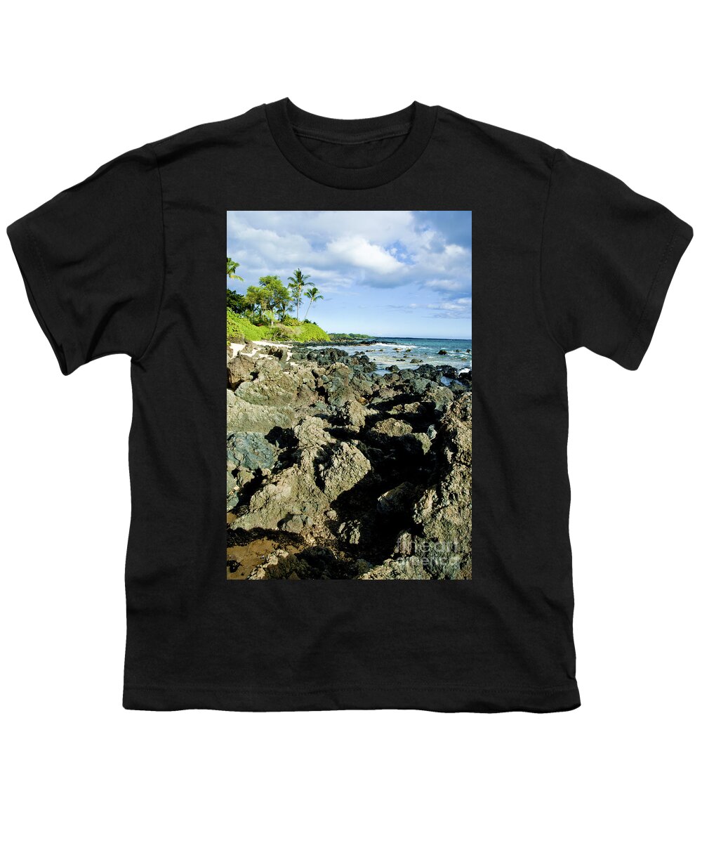 Hawaiian Youth T-Shirt featuring the photograph Hawaiian Beach on Maui 13 by Micah May