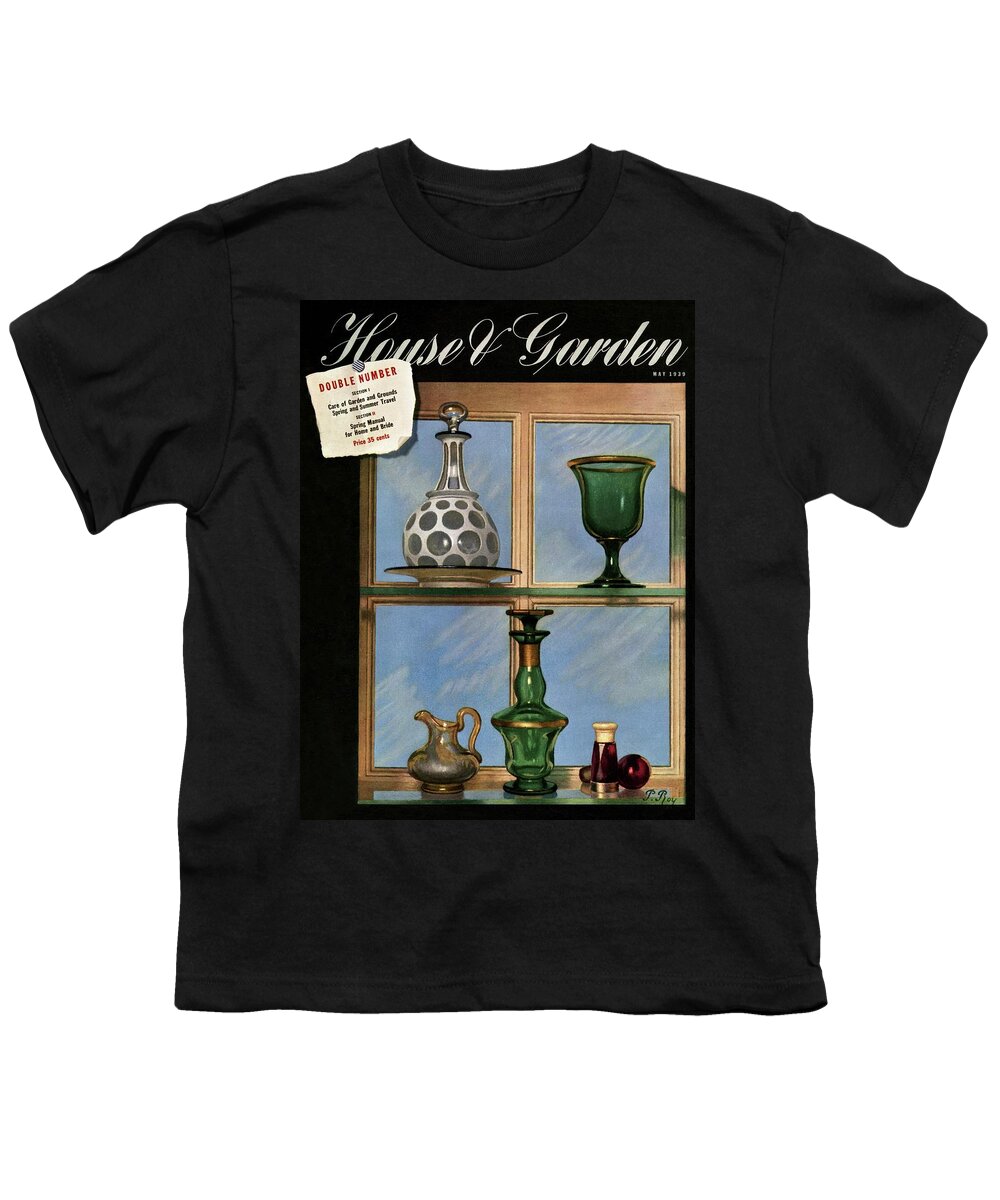 House And Garden Youth T-Shirt featuring the photograph House And Garden Cover by Pierre Roy