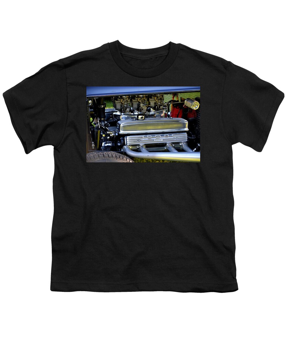 Hotrod Youth T-Shirt featuring the photograph Hr104 by Dean Ferreira