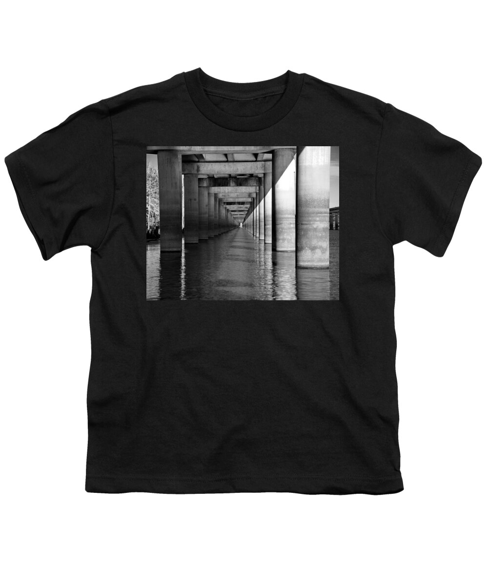 Louisiana Youth T-Shirt featuring the photograph I-10 Bridge by Ron Weathers