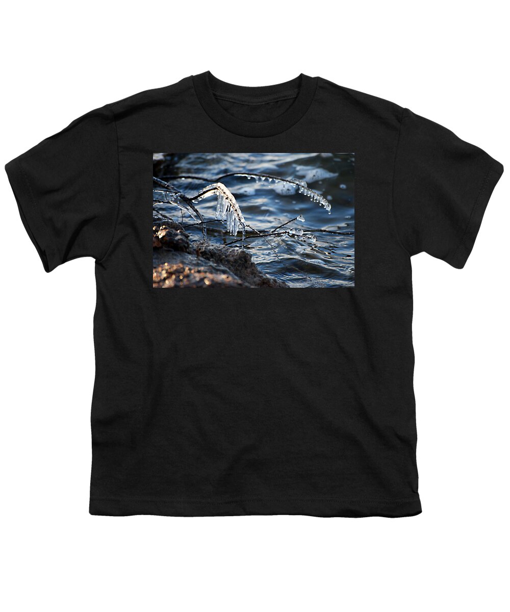 Ice Youth T-Shirt featuring the photograph Ice Water by Linda Cox