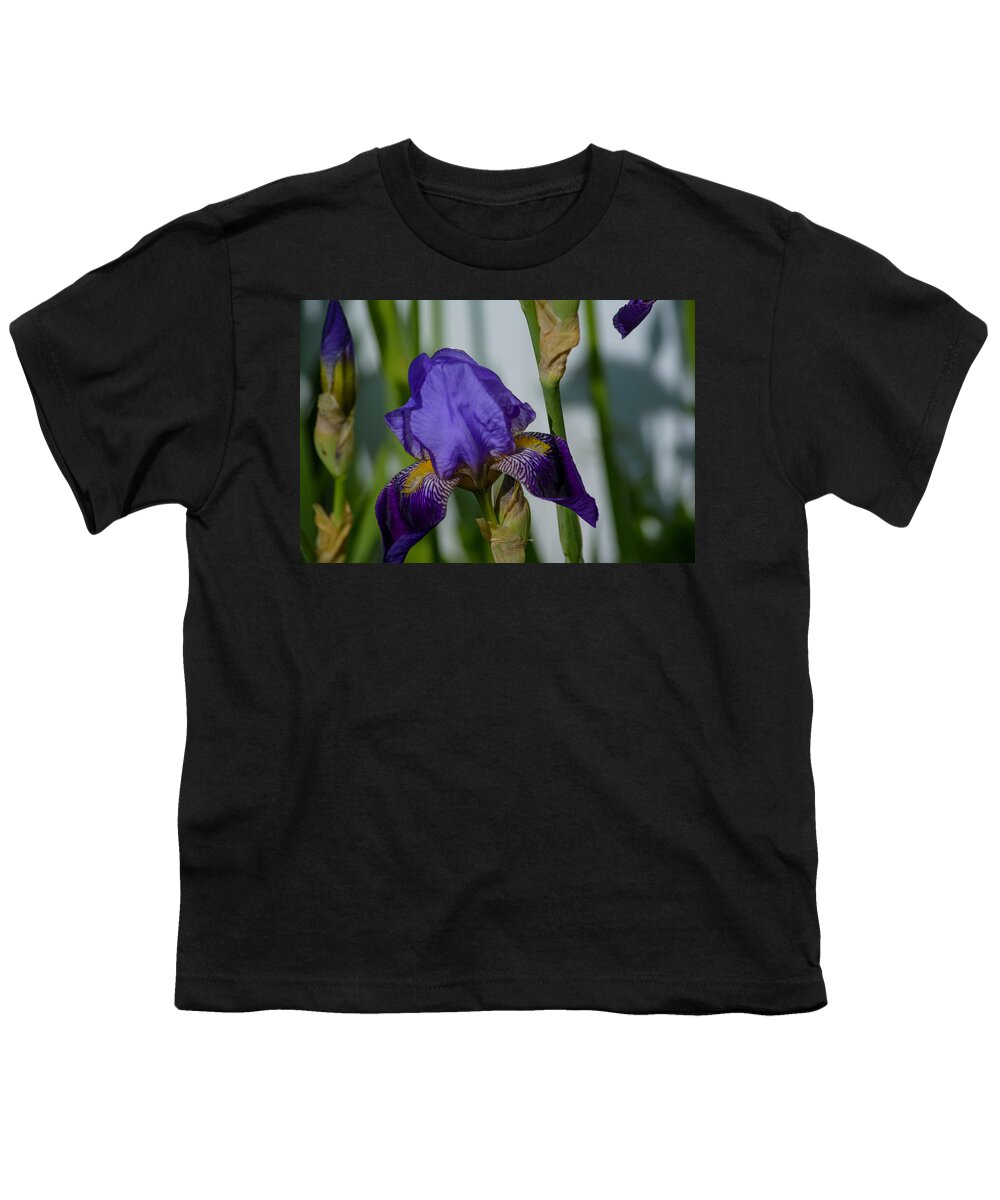 Iris Youth T-Shirt featuring the photograph Impossible Imagined Iris by Tikvah's Hope