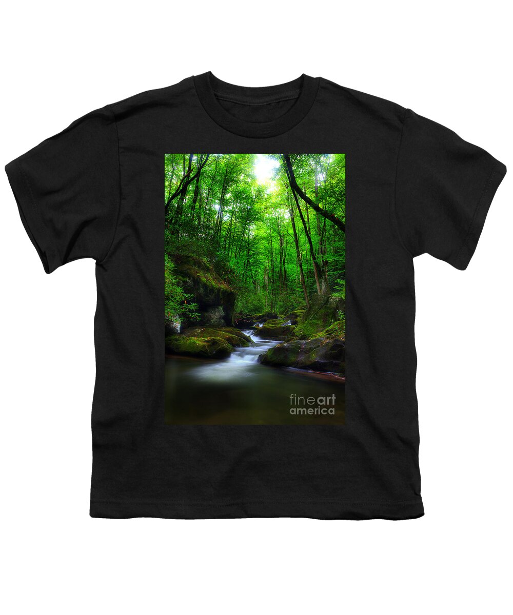Stream Youth T-Shirt featuring the photograph In Search Of by Michael Eingle