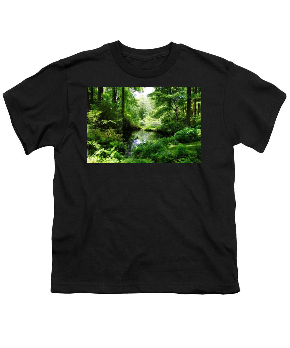 Forest Youth T-Shirt featuring the photograph In the Stillness by Trina Ansel