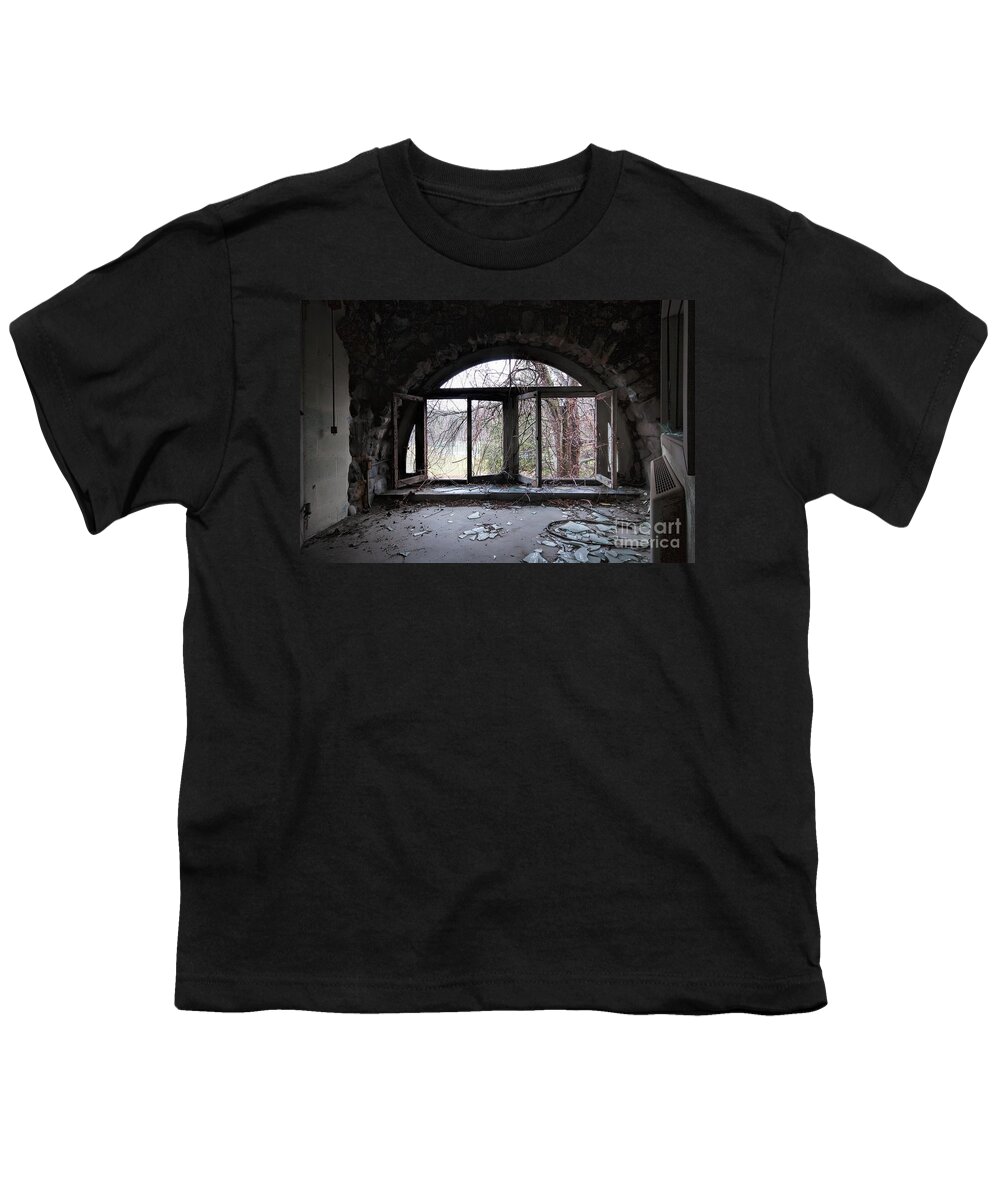 Bennett College Youth T-Shirt featuring the photograph Inside looking out by Rick Kuperberg Sr