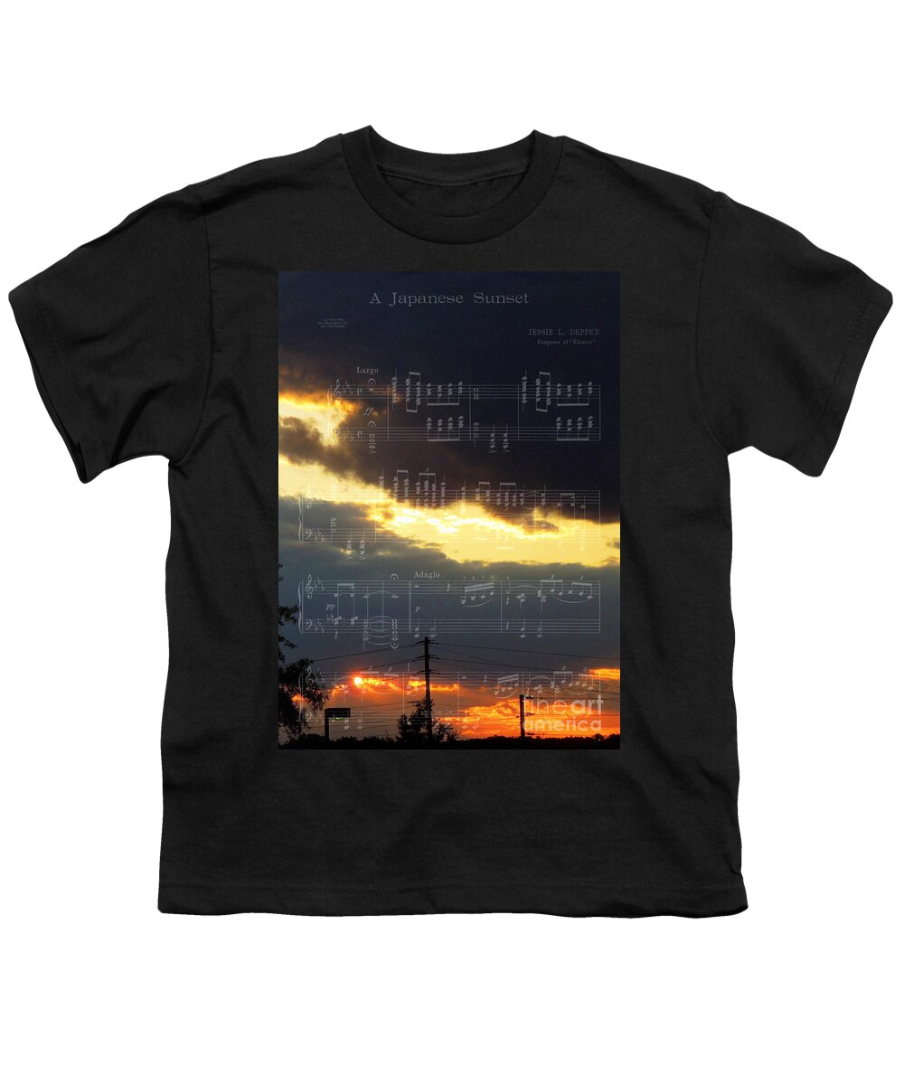 Sun Youth T-Shirt featuring the photograph Japanese Sunset by Renee Trenholm