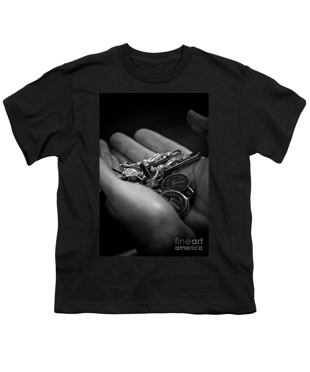 Frank-f-casella Youth T-Shirt featuring the photograph Jesus With Us by Frank J Casella