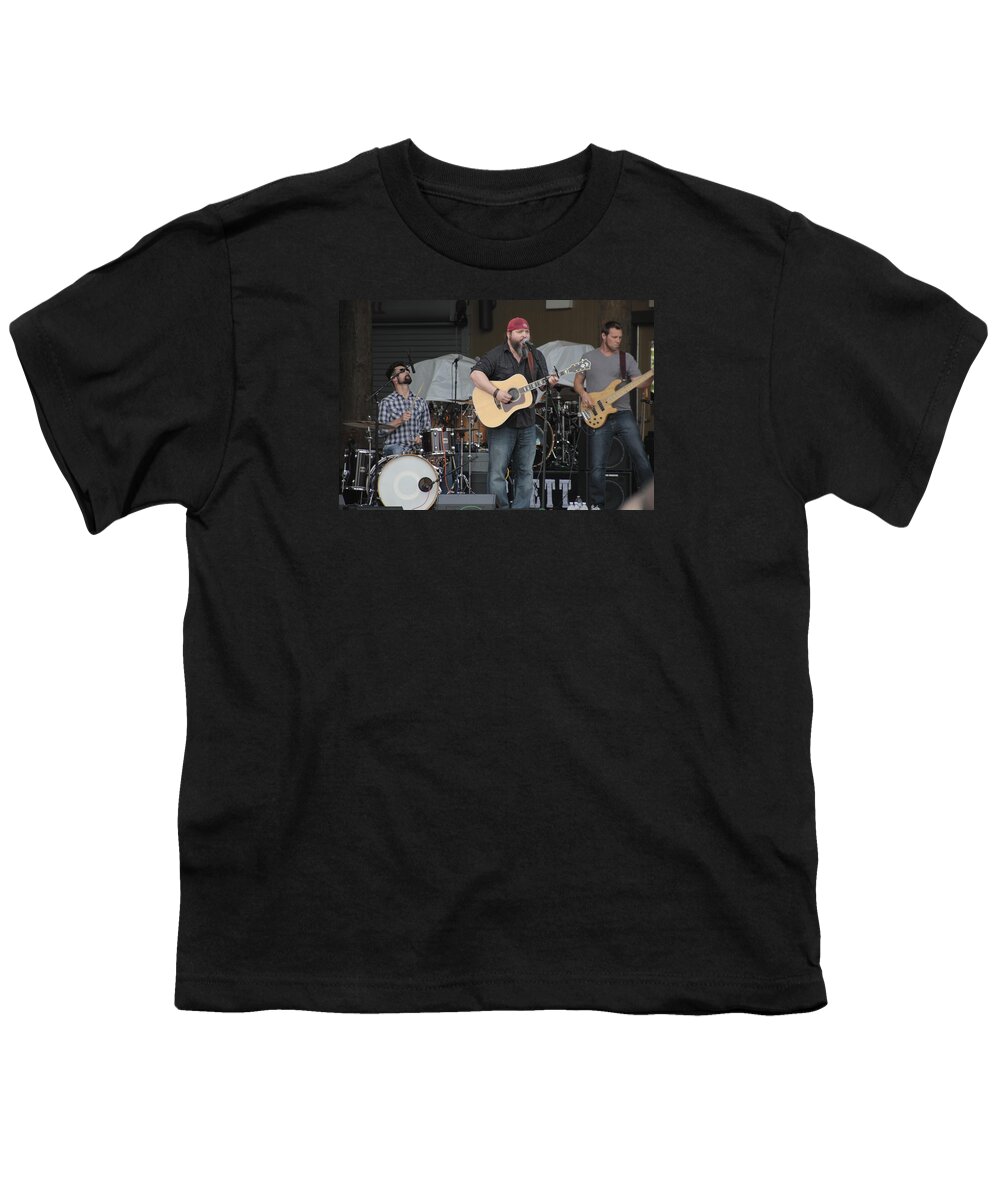 Music Youth T-Shirt featuring the photograph Jukebox Mafia Country Rock by Valerie Collins