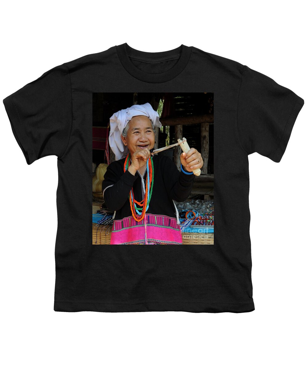 Thailand Youth T-Shirt featuring the photograph Just a Little Mischief by Vivian Christopher