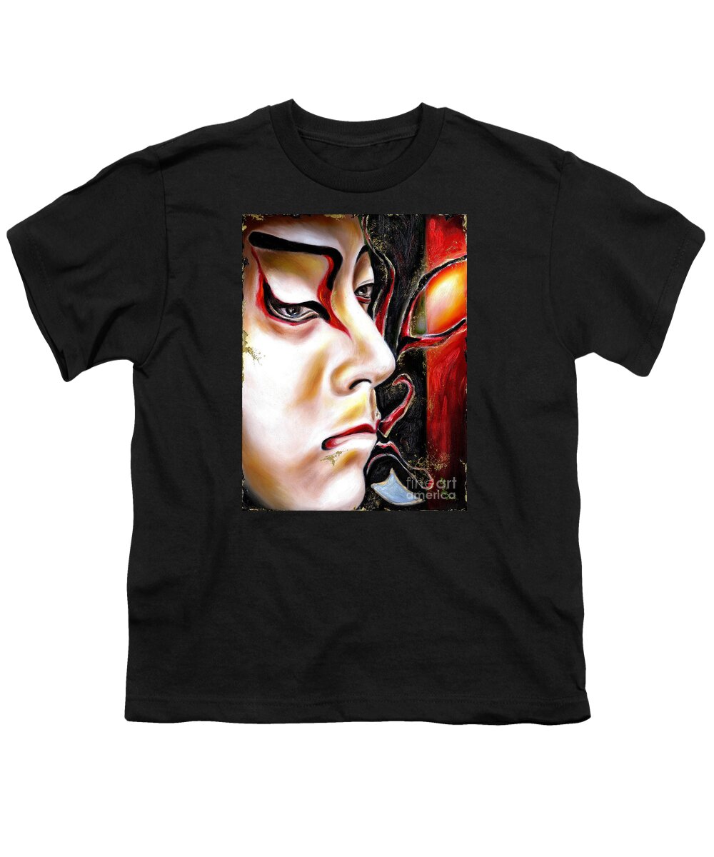 Kabuki Youth T-Shirt featuring the painting KABUKI three by Hiroko Sakai