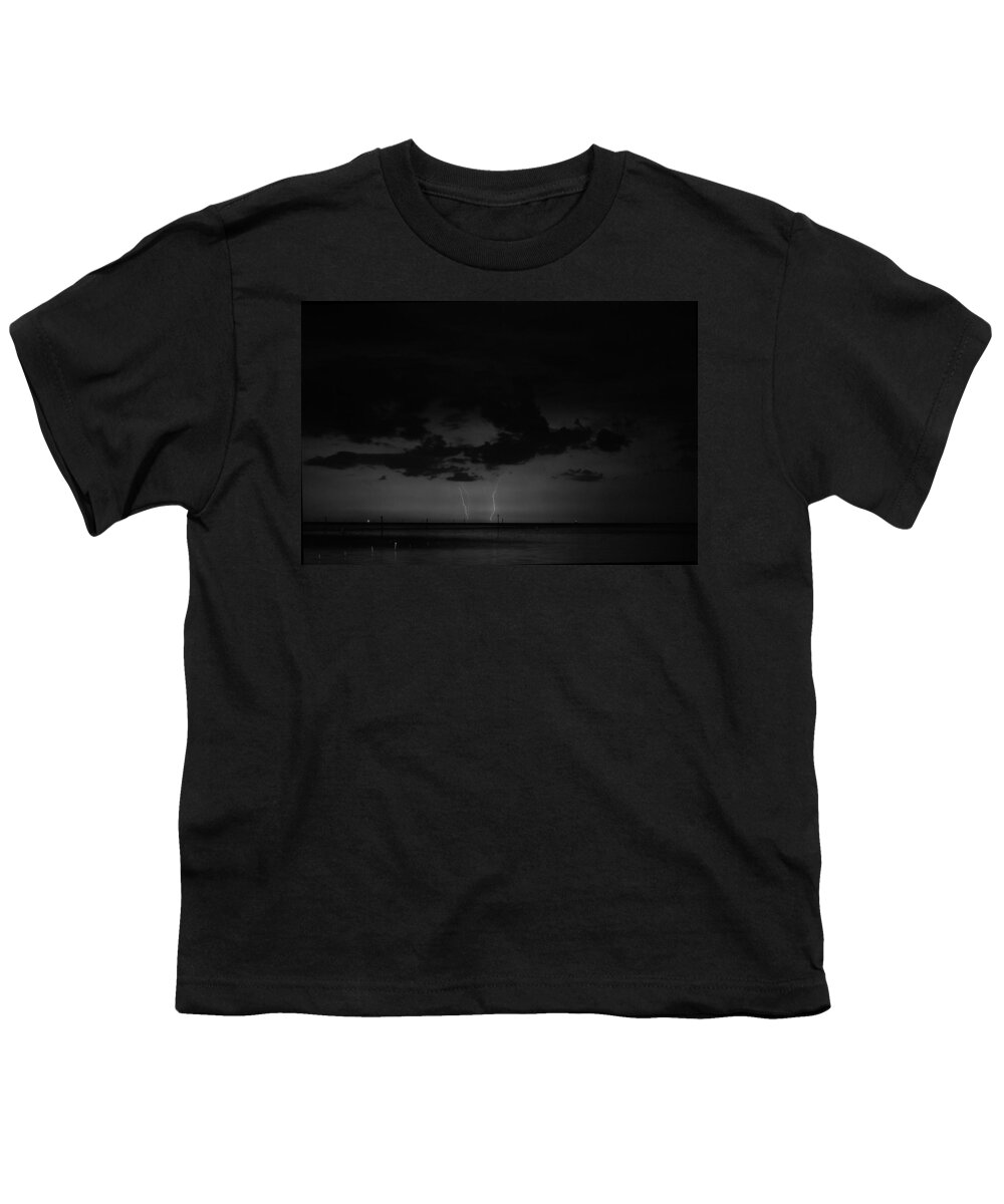 Lightning Youth T-Shirt featuring the photograph Labor Day Weekend Lightning 8 by Richard Zentner
