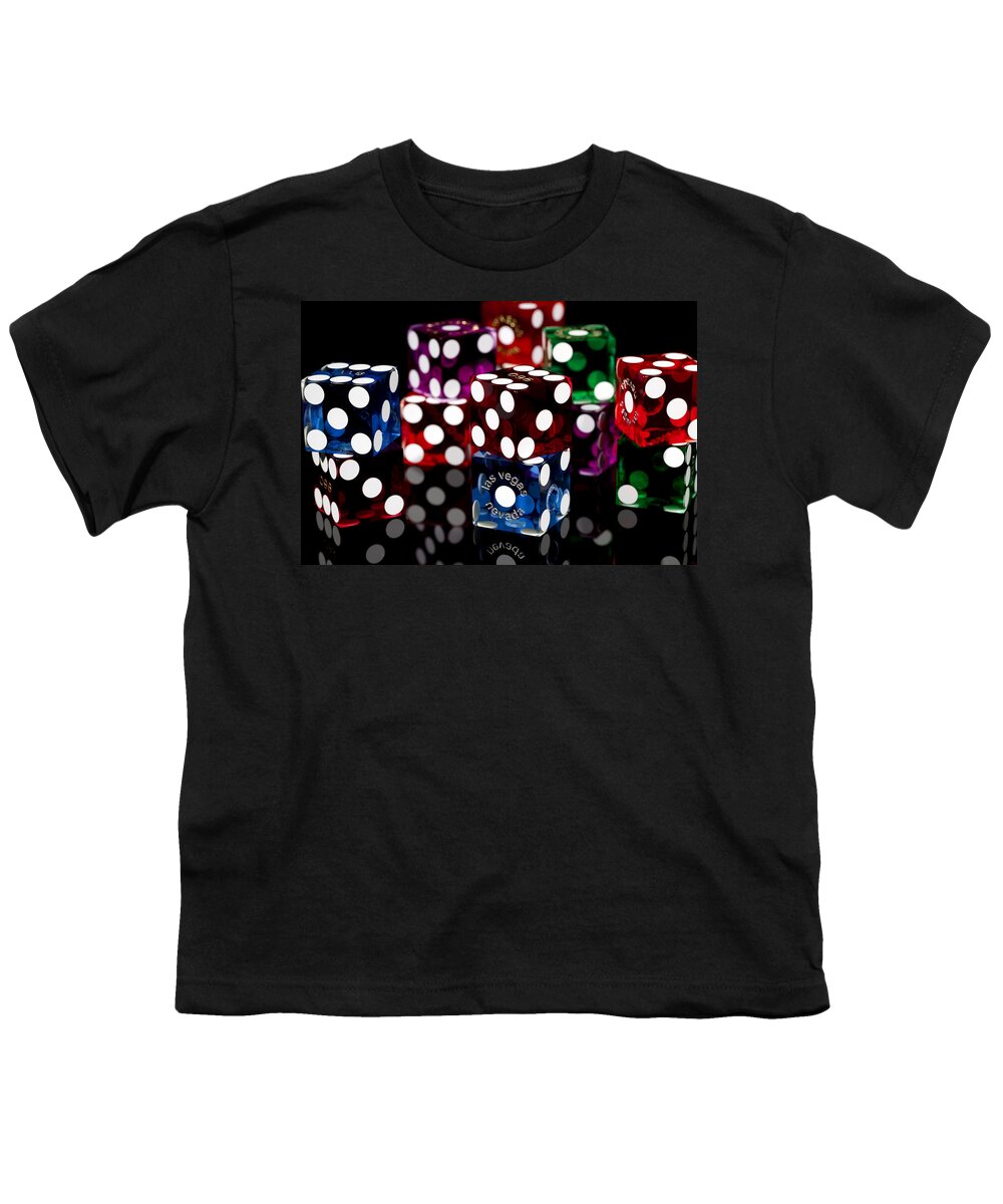 Dice Youth T-Shirt featuring the photograph Las Vegas Dice by Raul Rodriguez