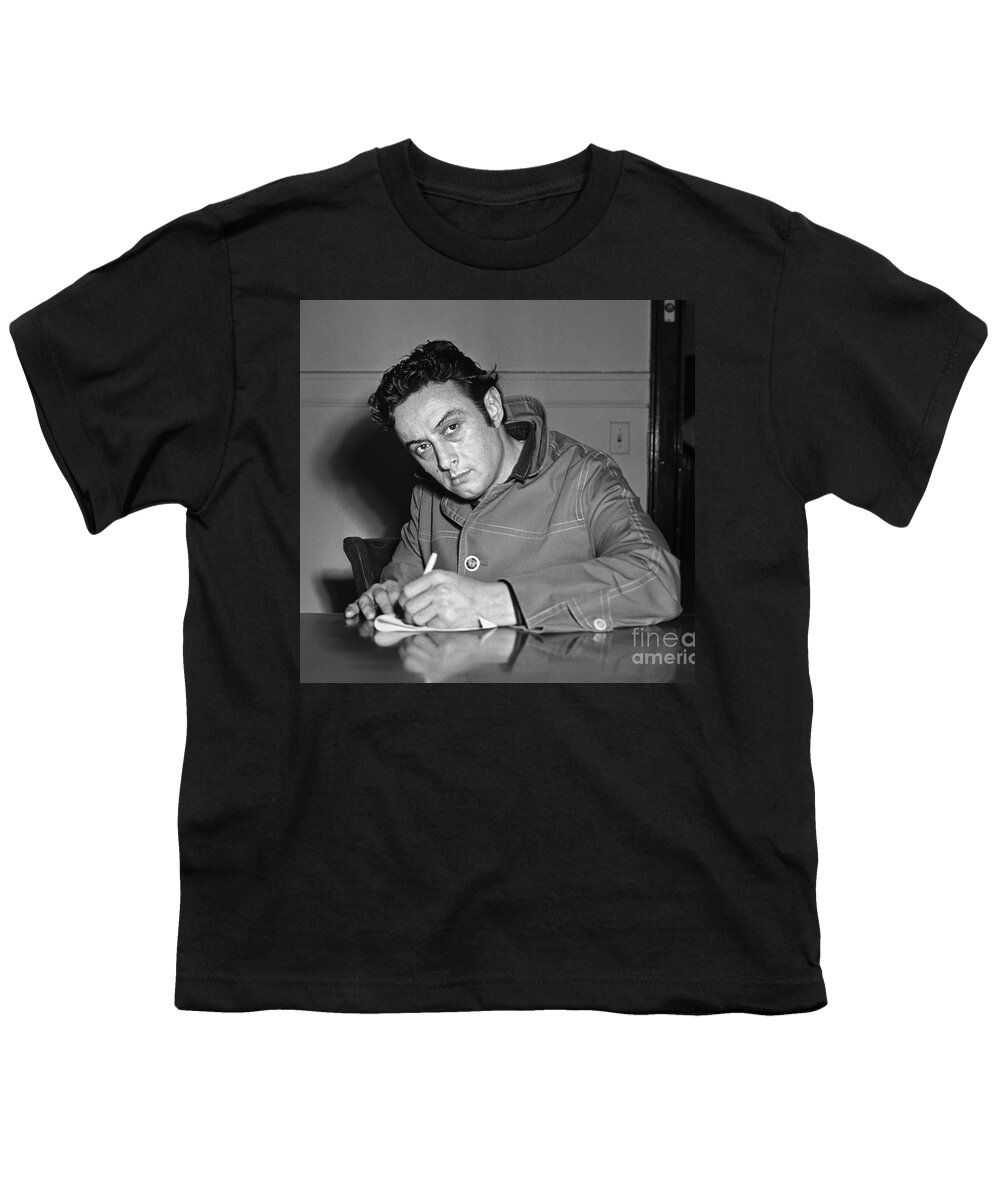 Comedian Youth T-Shirt featuring the photograph Lenny Bruce 1963 by Martin Konopacki Restoration