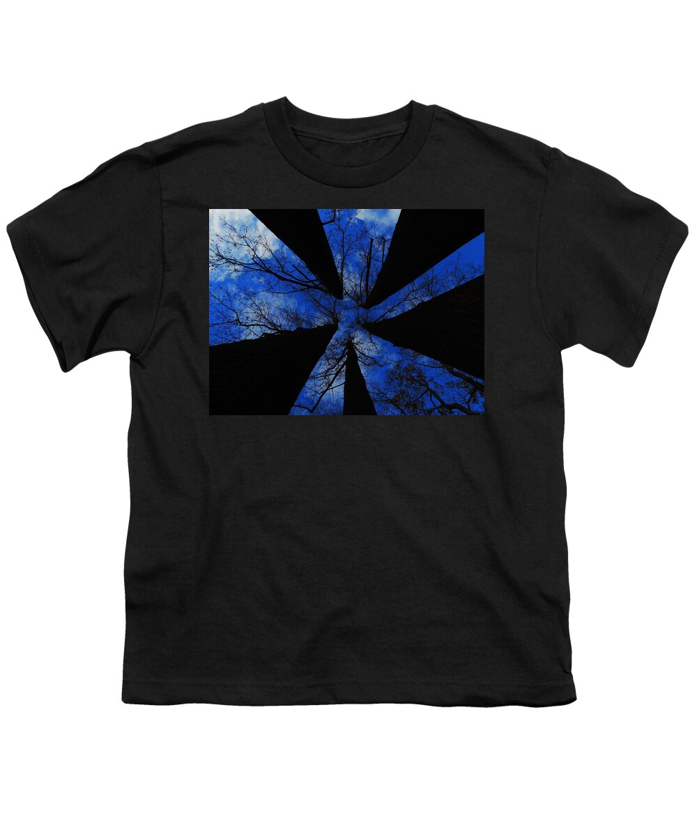 Trees Youth T-Shirt featuring the photograph Looking Up by Raymond Salani III