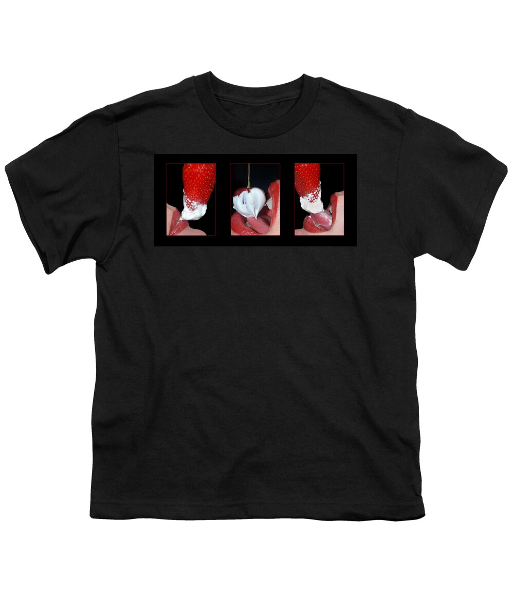 Adult Youth T-Shirt featuring the photograph Luscious by Joann Vitali