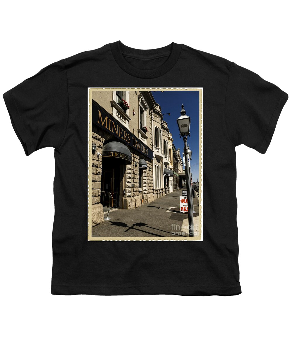 Photographic Art Youth T-Shirt featuring the photograph Lydiard Street Postcard by Chris Armytage