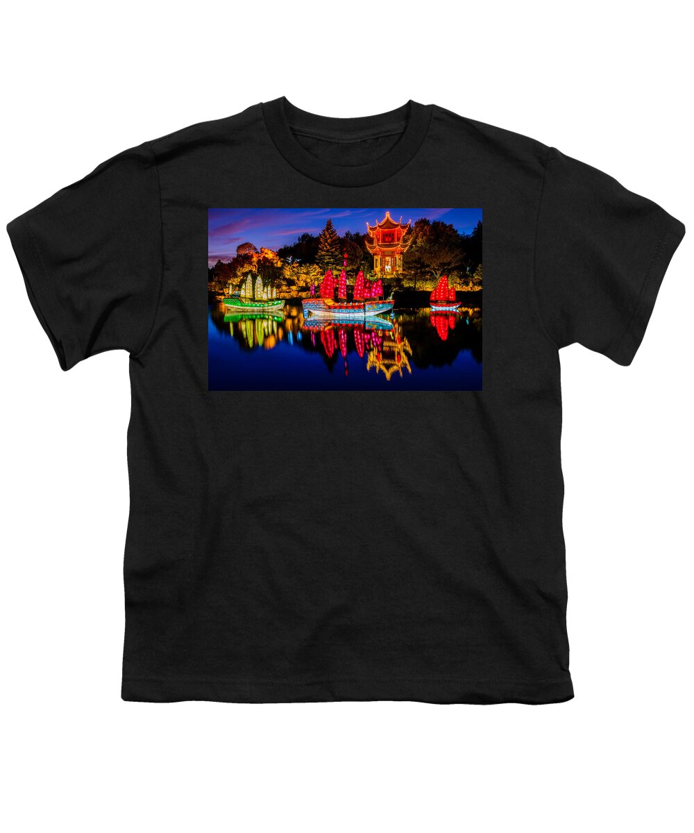 Magic Youth T-Shirt featuring the photograph Magic of the Lanterns by Mark Rogers