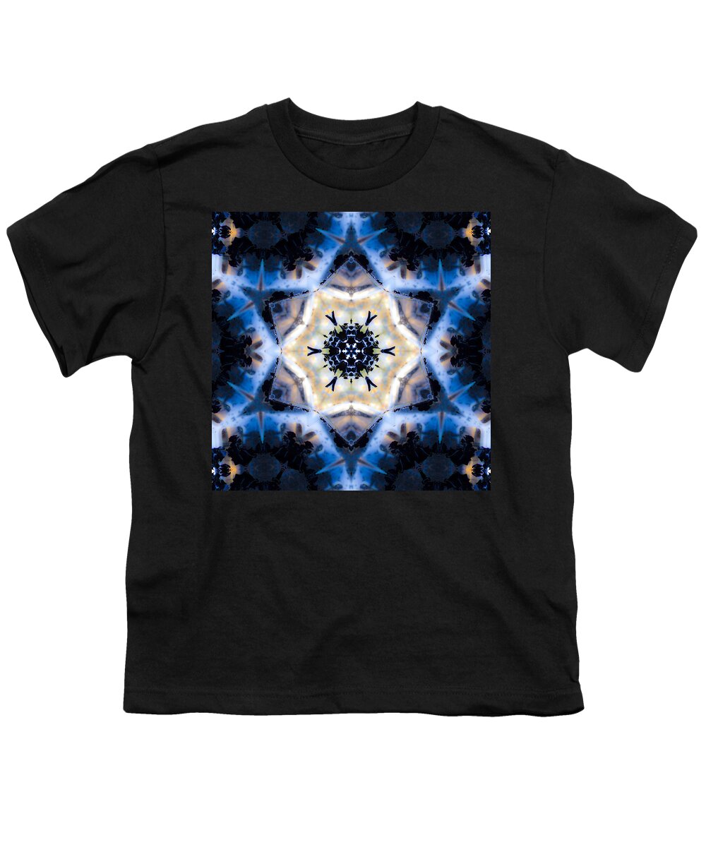  Youth T-Shirt featuring the photograph Mandala145 by Lee Santa