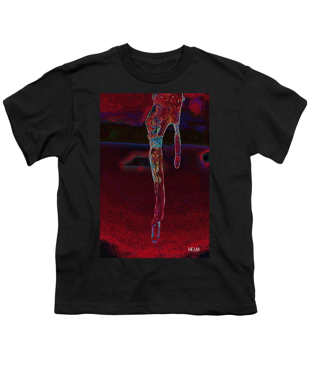 Fine Art Photography Photographs Youth T-Shirt featuring the photograph Melting Ice by Mayhem Mediums