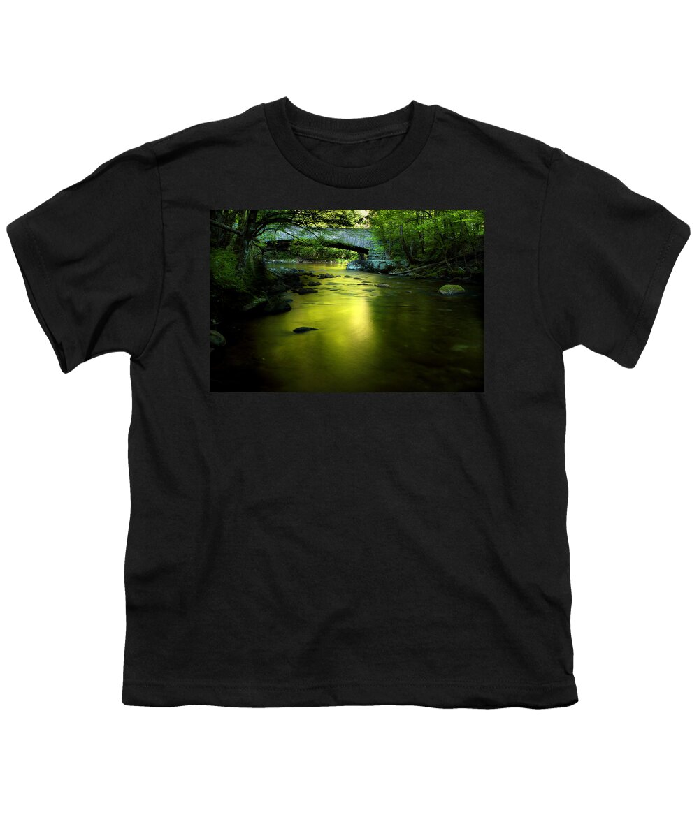 River Bridge Youth T-Shirt featuring the photograph Morning Dreams by Michael Eingle