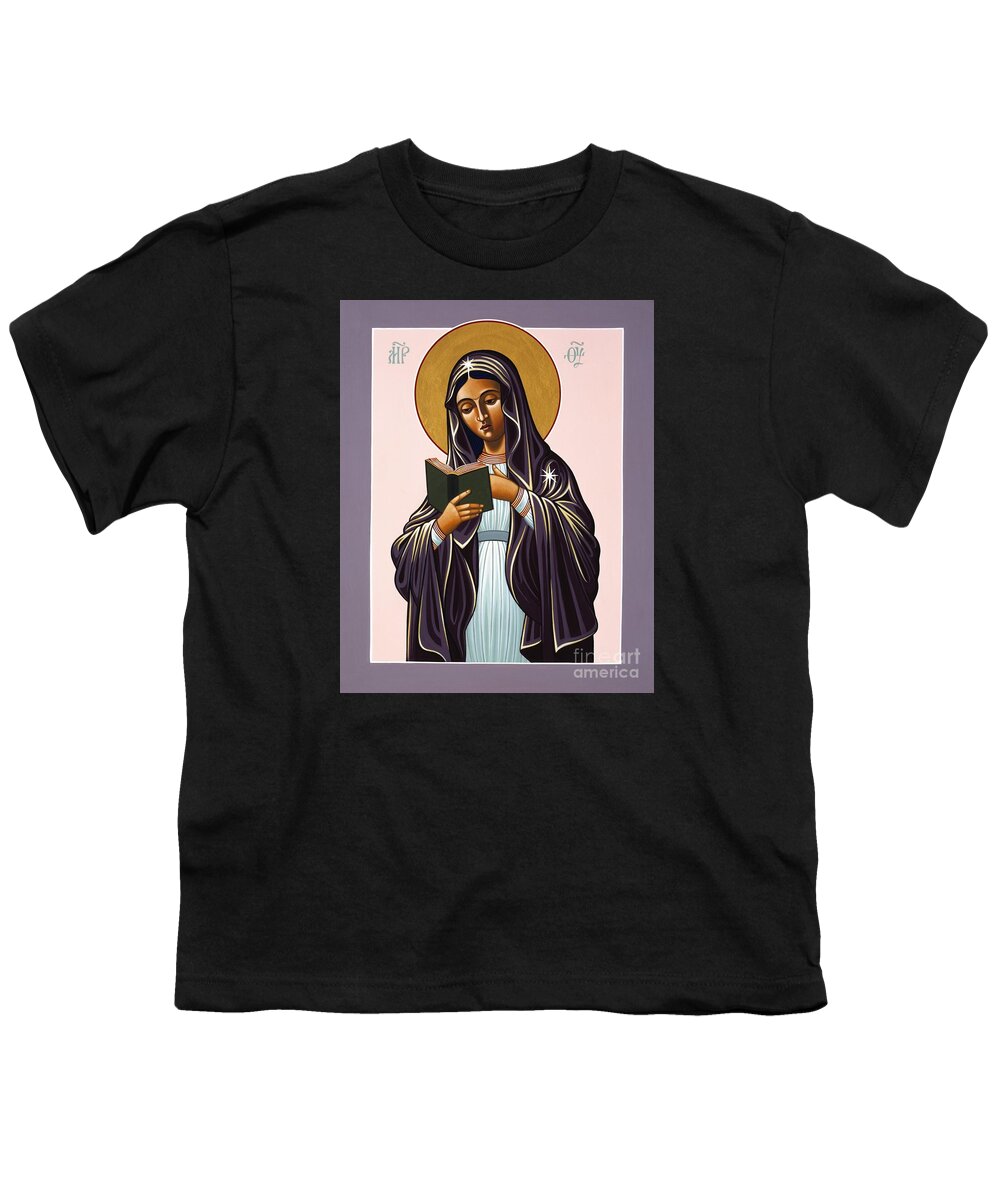 Mother Of The Incarnate Word Youth T-Shirt featuring the painting Mother of the Incarnate Word 071 by William Hart McNichols