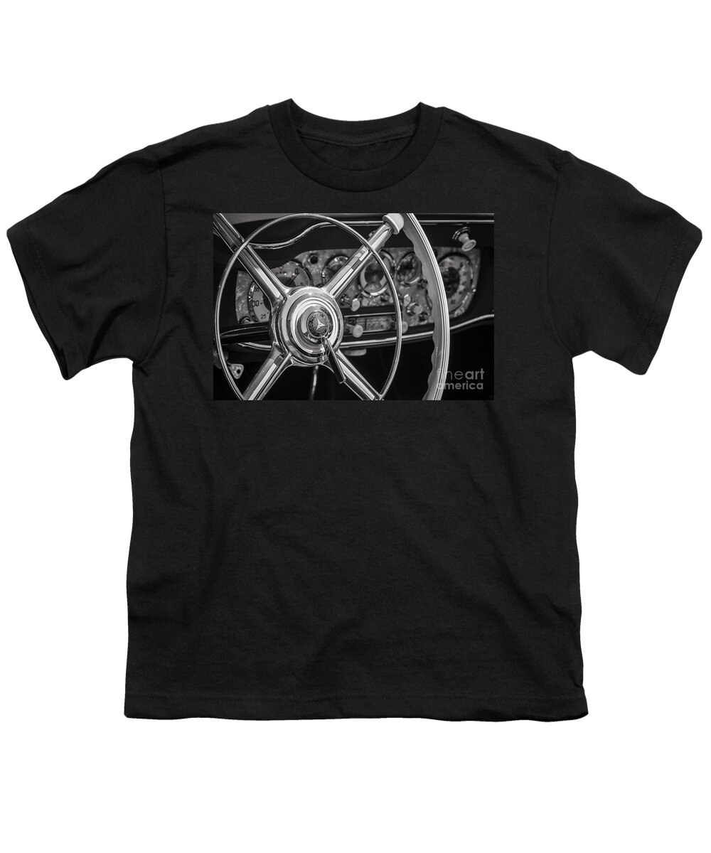 1939 Youth T-Shirt featuring the photograph Mercdes Benz 540K by Dennis Hedberg