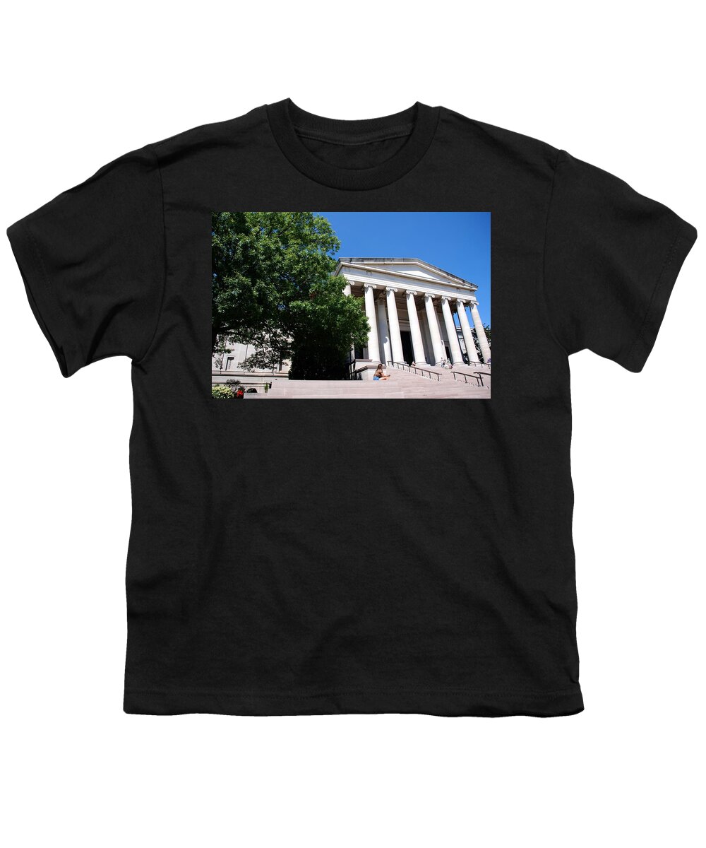 Washington Youth T-Shirt featuring the photograph National Gallery of Art by Kenny Glover