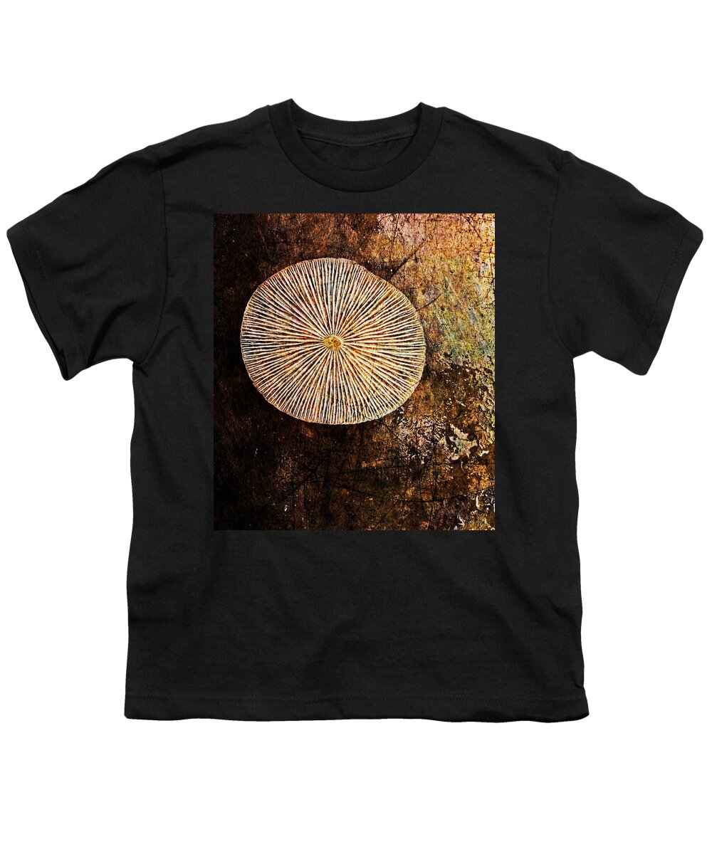 Texture Youth T-Shirt featuring the digital art Nature Abstract 22 by Maria Huntley