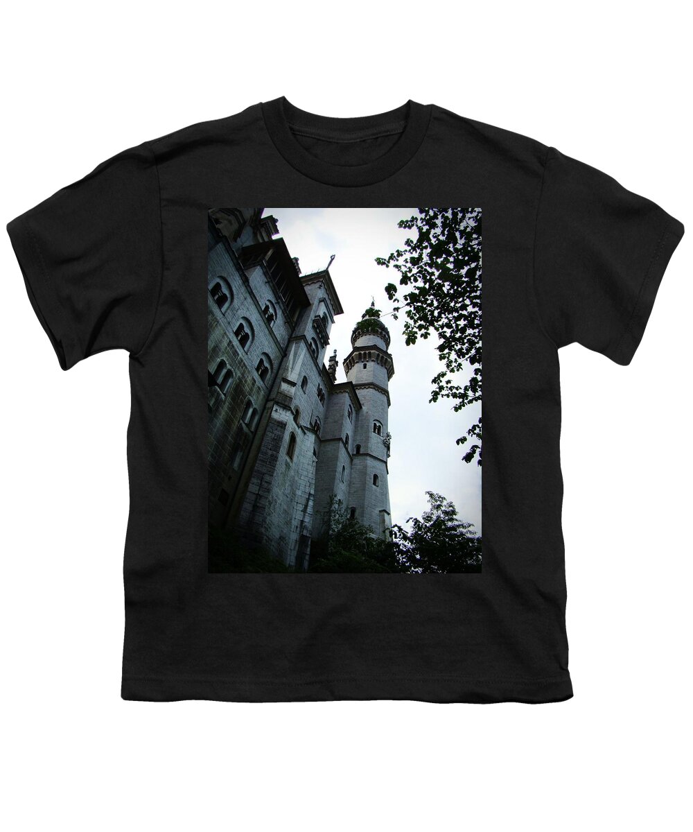 Neuschwanstein Castle Youth T-Shirt featuring the photograph Neuschwanstein Castle by Zinvolle Art