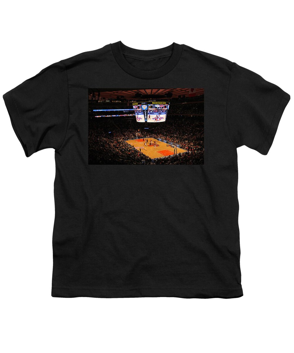 New York Knicks Youth T-Shirt featuring the photograph New York Knicks by Juergen Roth