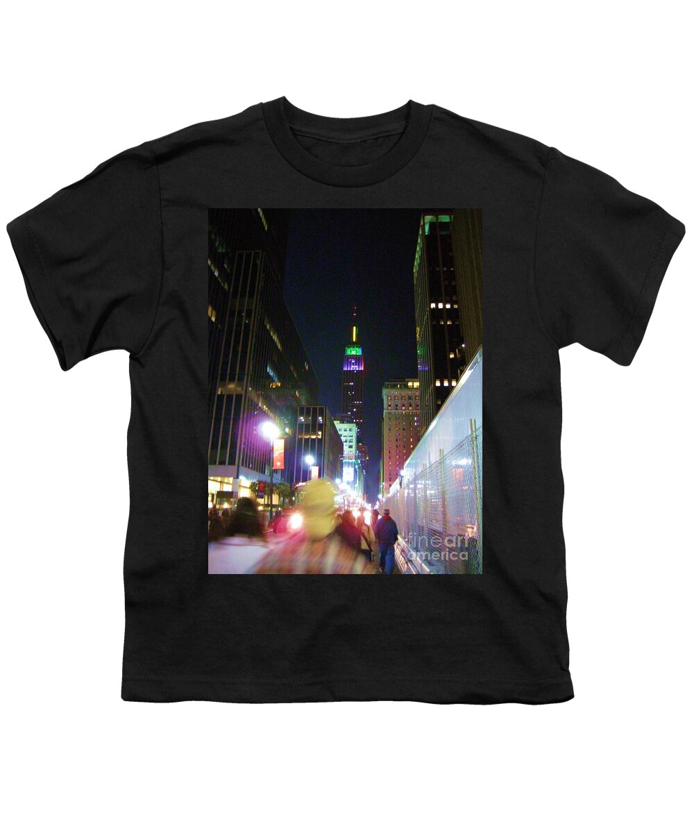 City Youth T-Shirt featuring the photograph New York - New York by Susan Carella