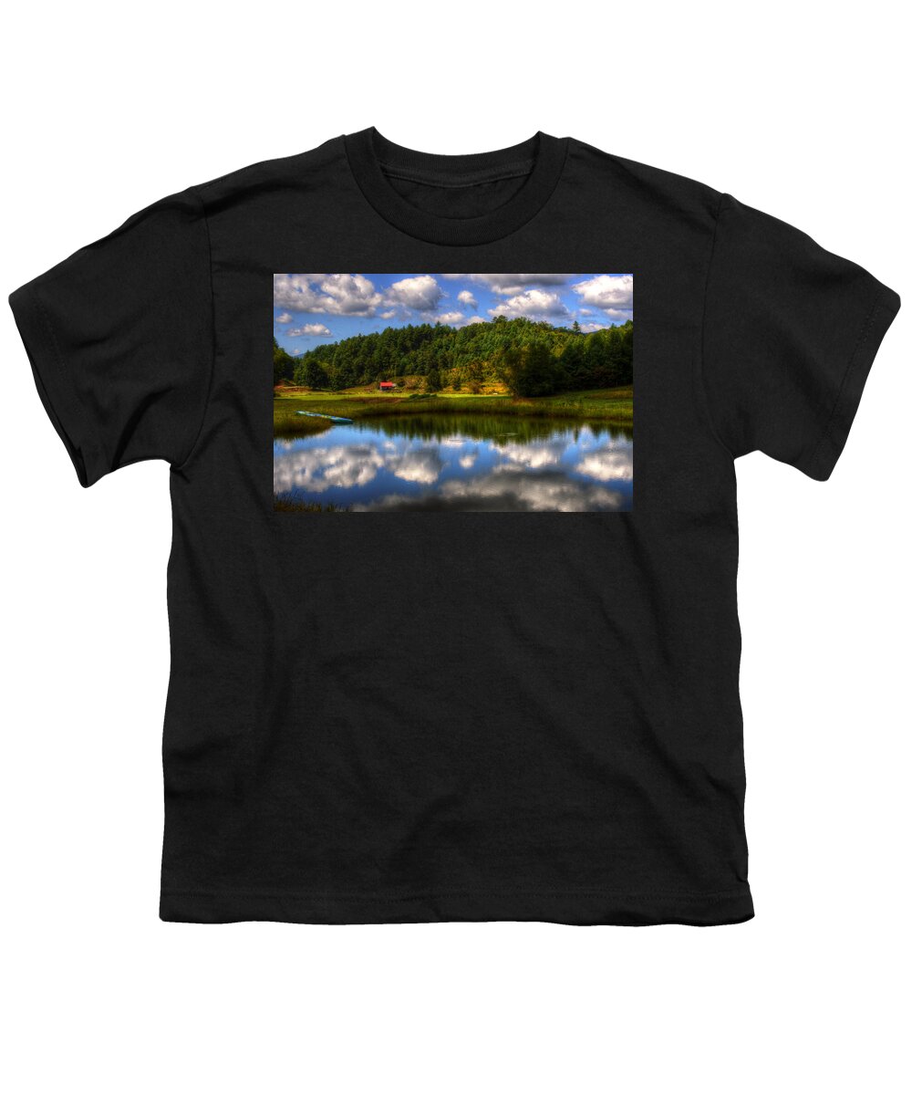 North Carolina Youth T-Shirt featuring the photograph North Carolina Pond by Greg and Chrystal Mimbs