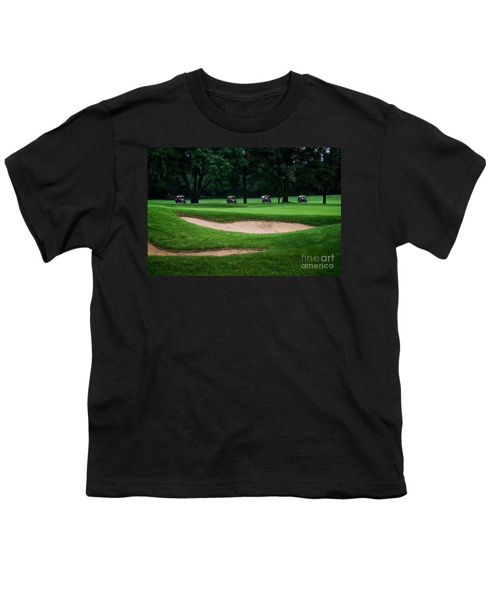 Golf Youth T-Shirt featuring the photograph Off To Golf We Go by Frank J Casella