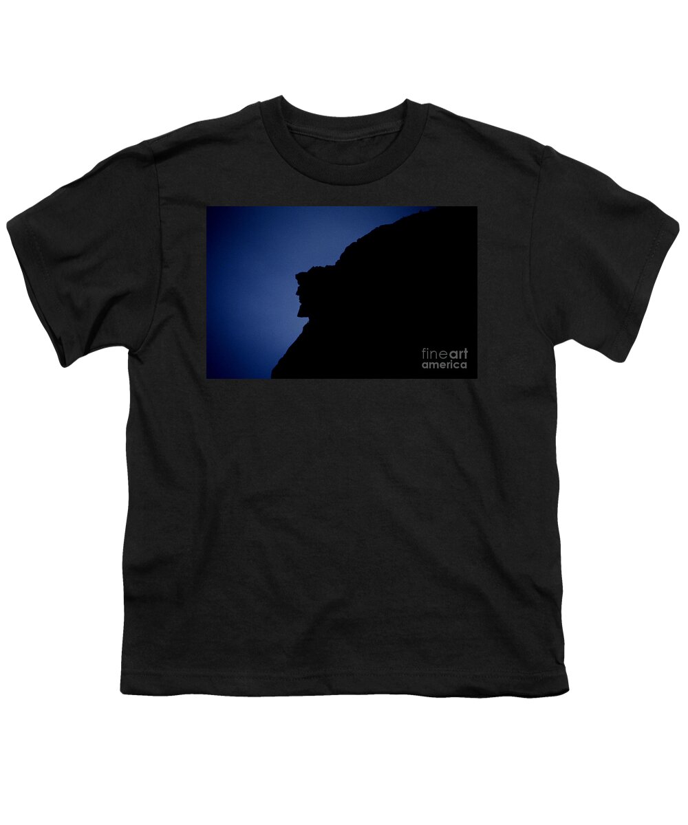 Face Youth T-Shirt featuring the photograph Old Man of the Mountain - Franconia Notch State Park New Hampshire by Erin Paul Donovan