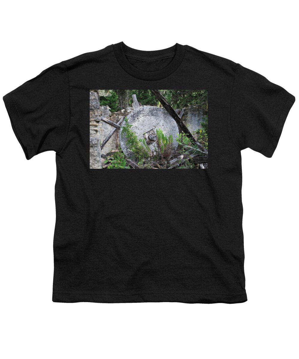 Old Olive Press Youth T-Shirt featuring the photograph Old Olive Press by George Katechis
