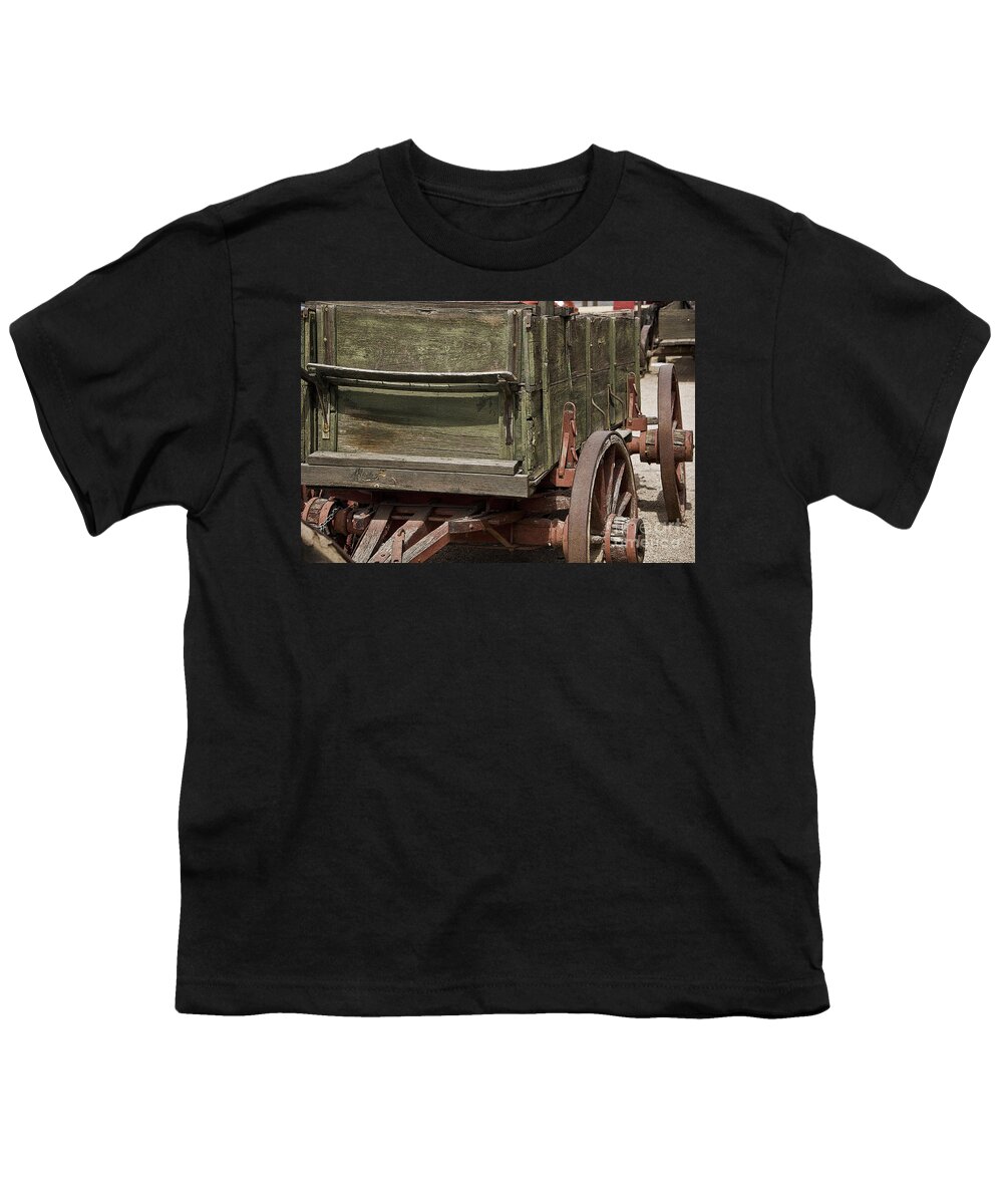 Old-west Youth T-Shirt featuring the photograph Old West Wagon by Kirt Tisdale