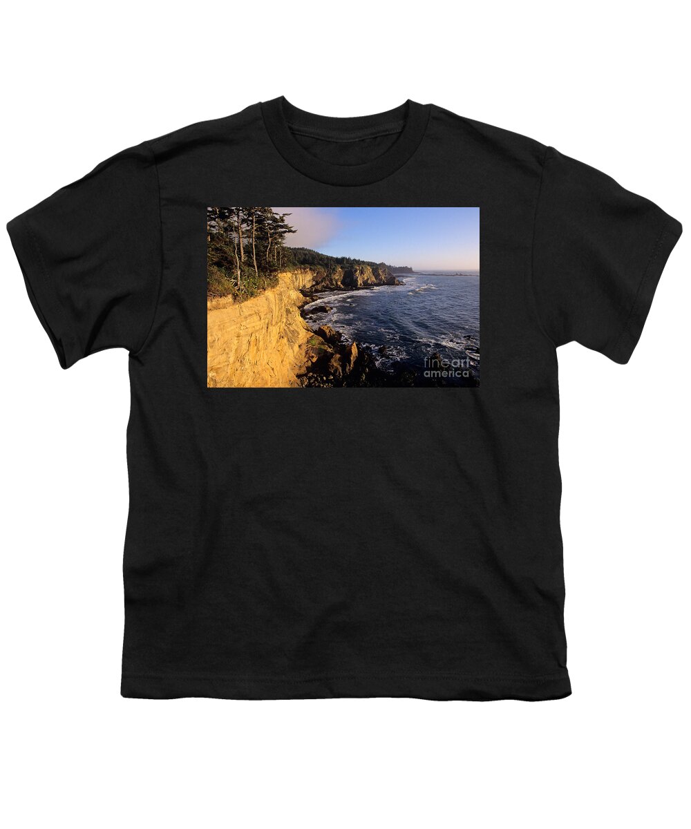 Pacific Northwest Youth T-Shirt featuring the photograph Oregon Coast by Jim Corwin