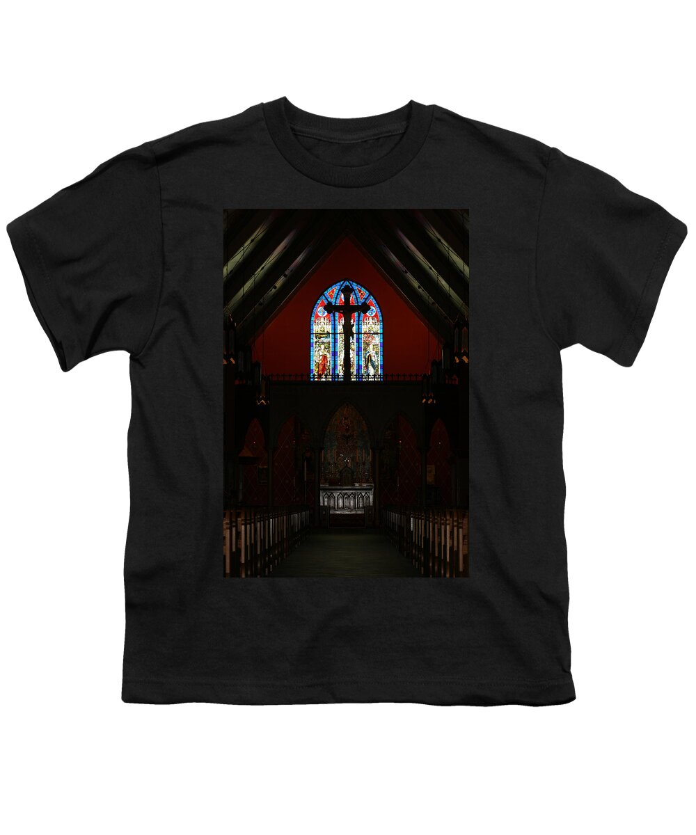 Altar Youth T-Shirt featuring the photograph Our Lady of the Atonement by Ed Gleichman