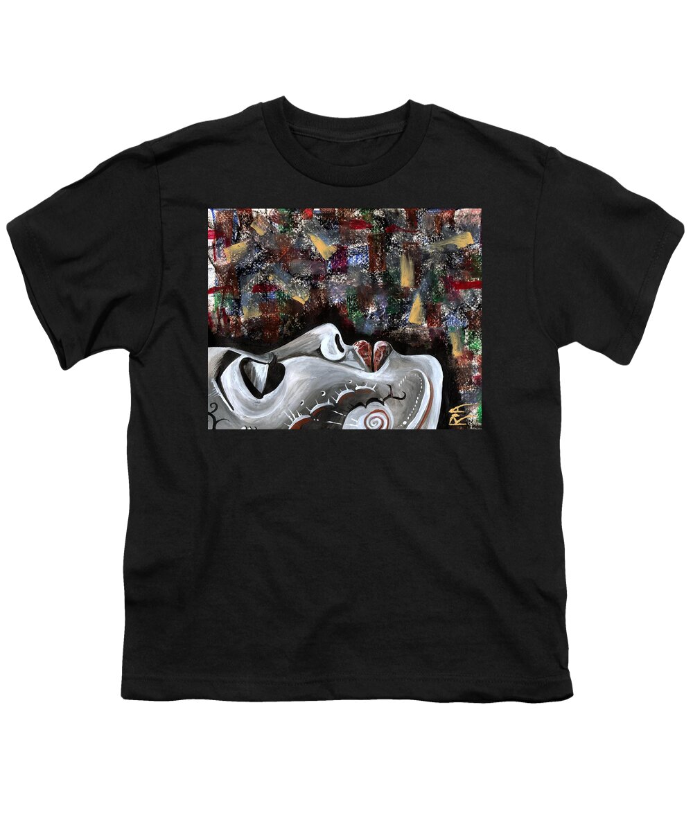 Art Youth T-Shirt featuring the photograph Peace Amidst Turmoil by Artist RiA