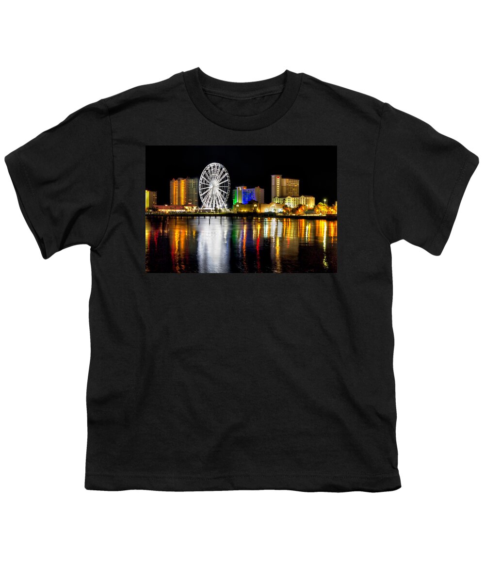 Florida Youth T-Shirt featuring the photograph Pensacola Beach Skyline by Tim Stanley