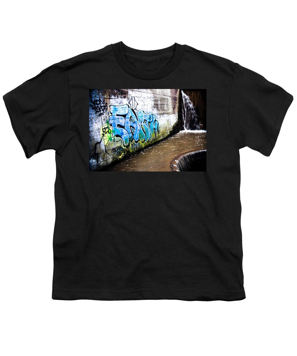 Tag Youth T-Shirt featuring the photograph Power Plant by Stacy Abbott