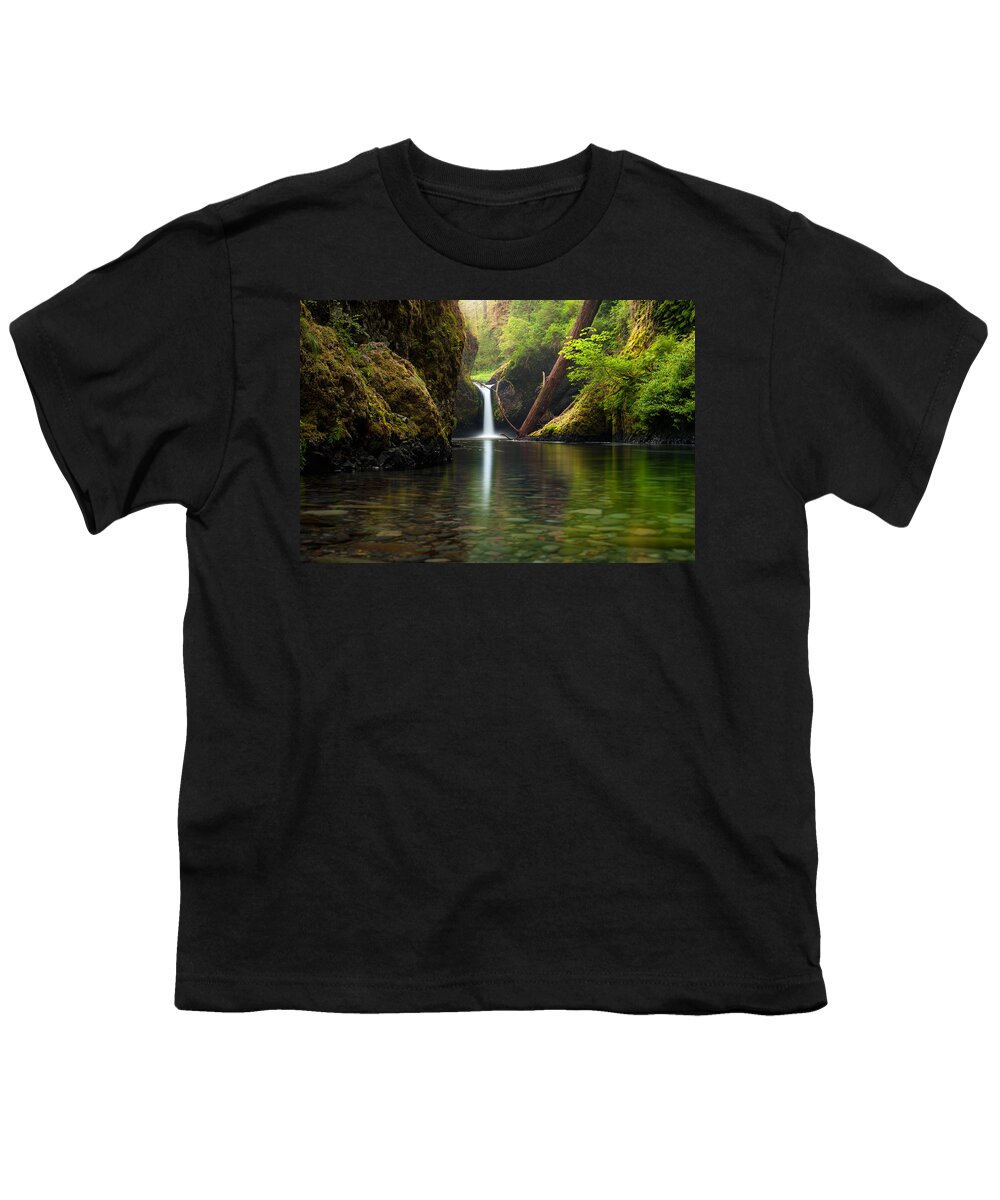 Punch Bowl Youth T-Shirt featuring the photograph Punch Bowl Falls by Andrew Kumler