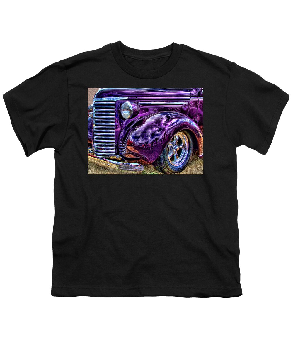 Purple Youth T-Shirt featuring the photograph Purple by Ron Roberts