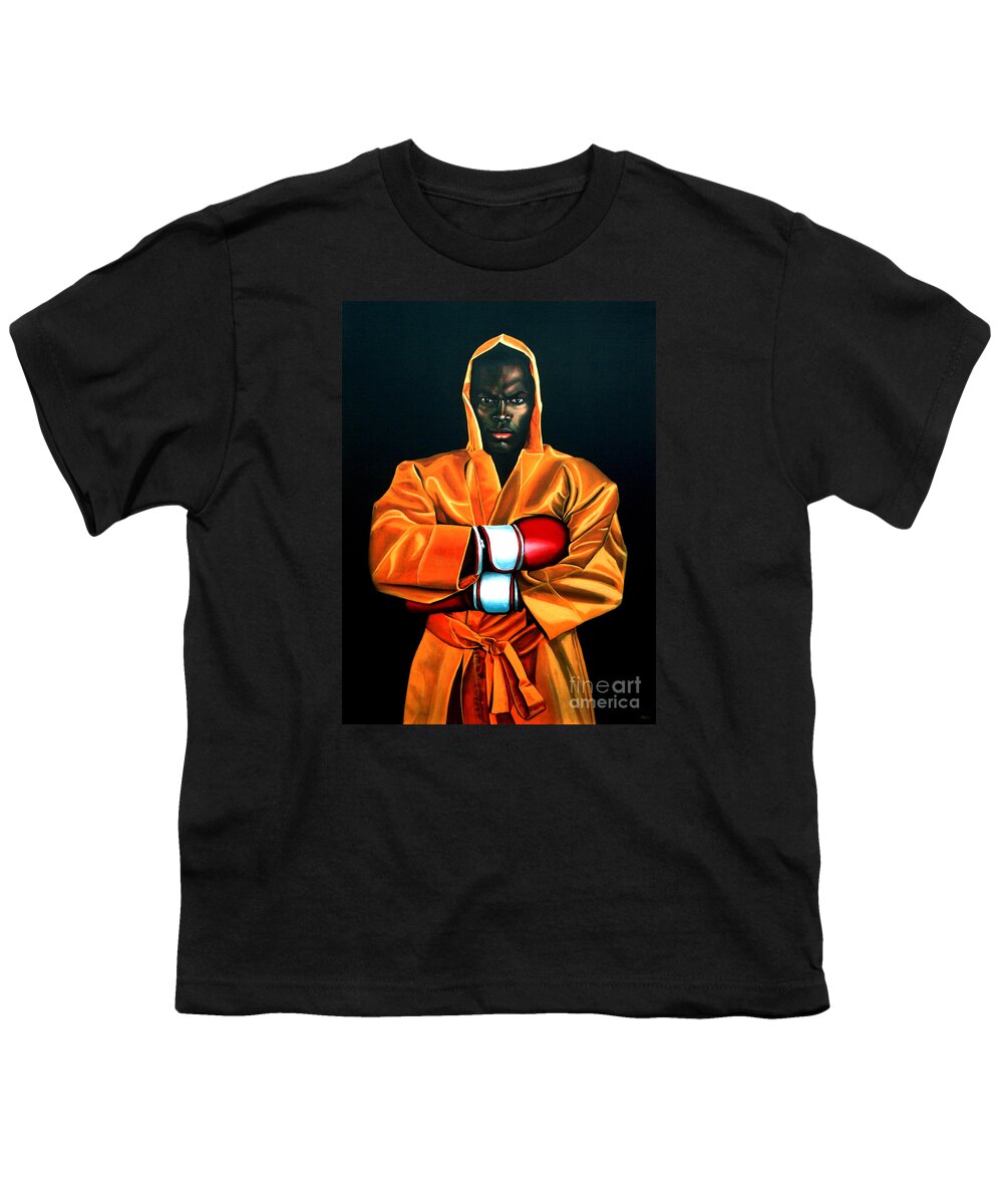 Remy Bonjasky Youth T-Shirt featuring the painting Remy Bonjasky by Paul Meijering