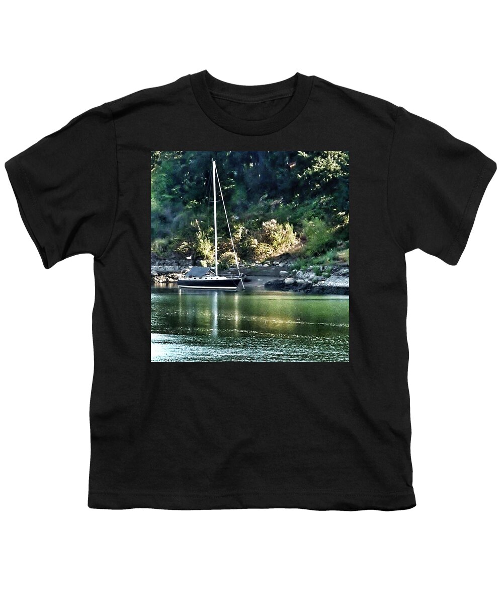 Sail Boat Youth T-Shirt featuring the photograph Sail Boat 2 by Susan Garren