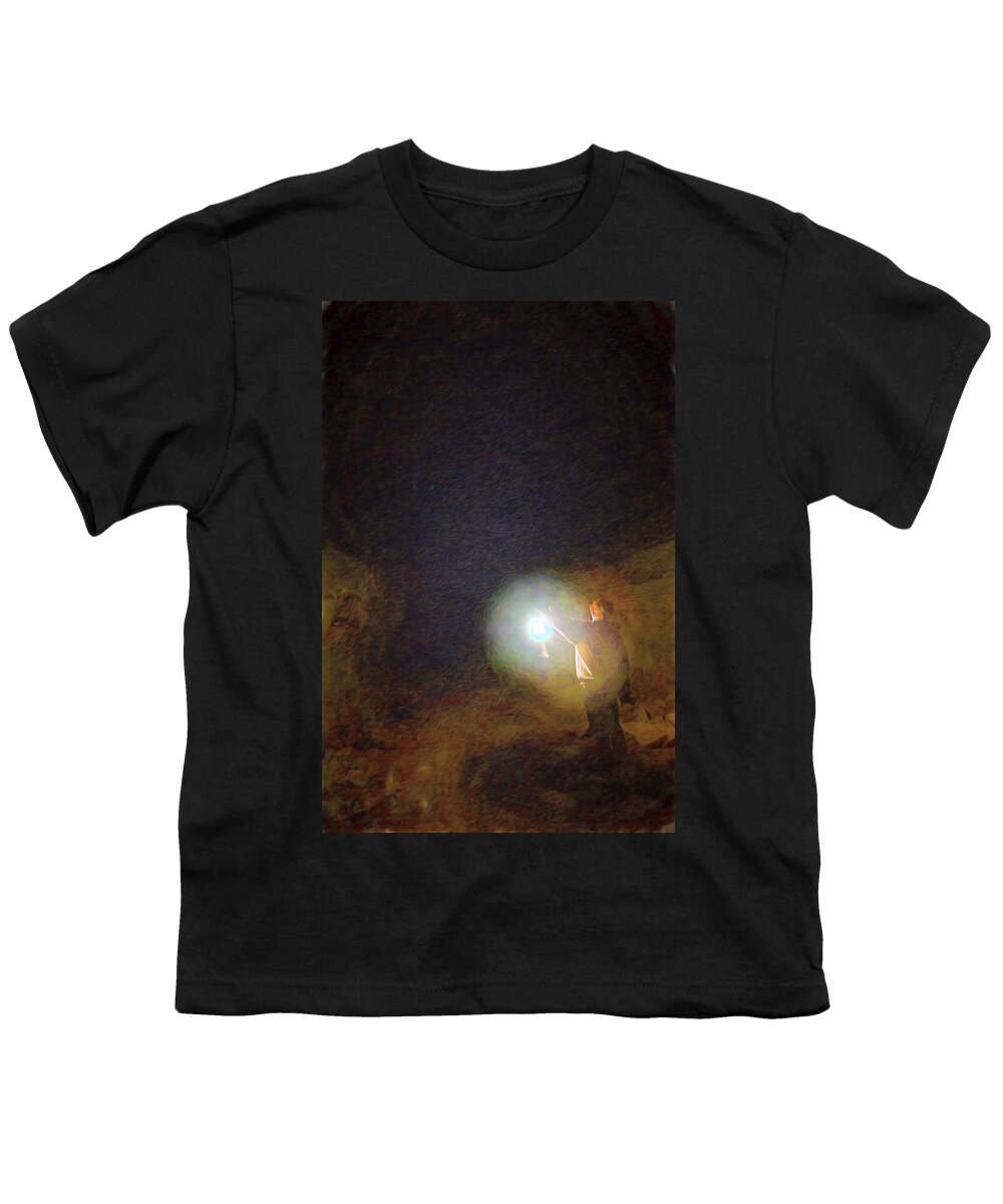Dramatic Youth T-Shirt featuring the digital art Seeker by William Horden