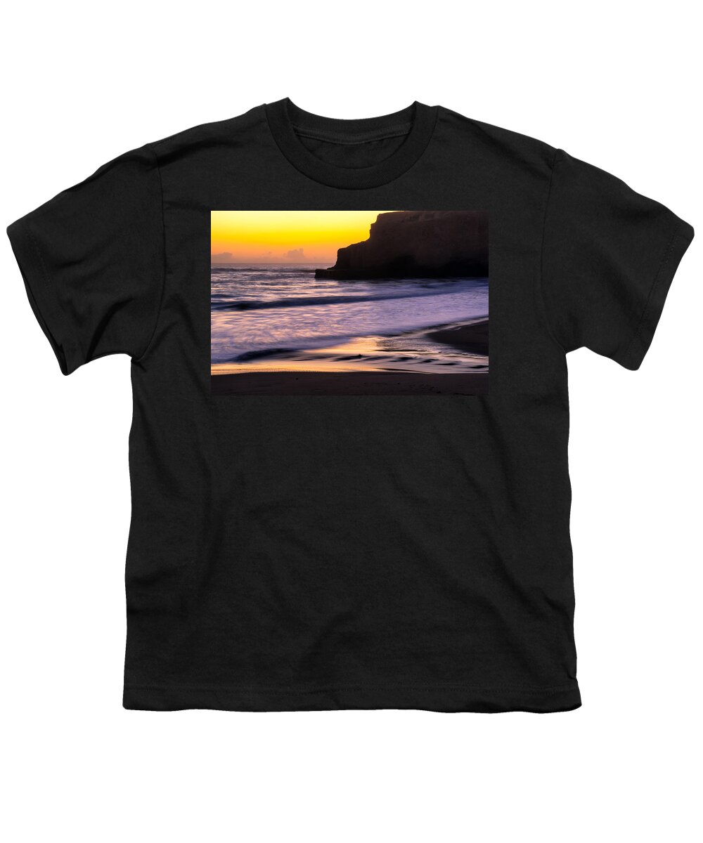 Beach Youth T-Shirt featuring the photograph September Sunset by Weir Here And There