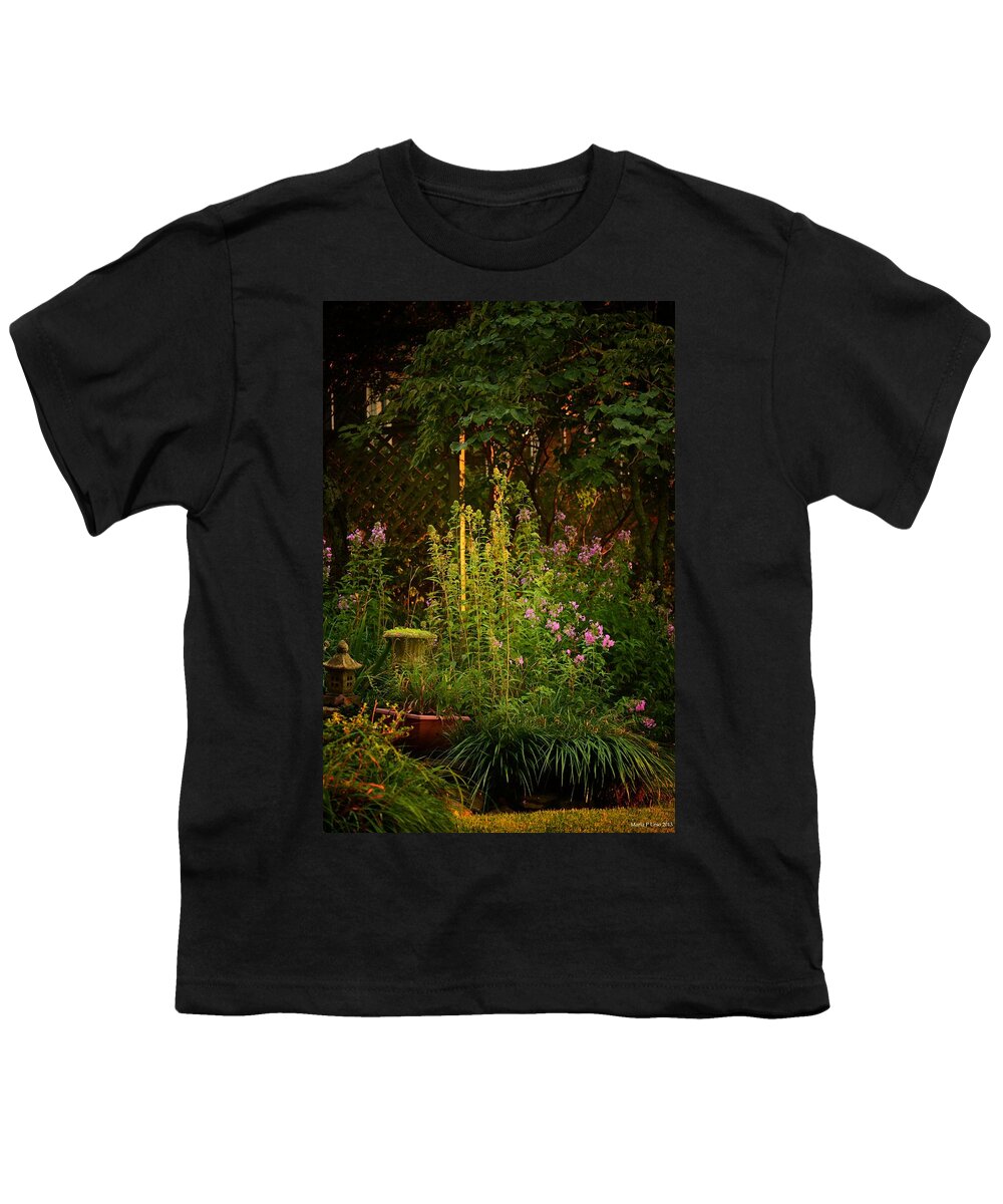 September's Garden 2013 Youth T-Shirt featuring the photograph September's Garden 2013 by Maria Urso