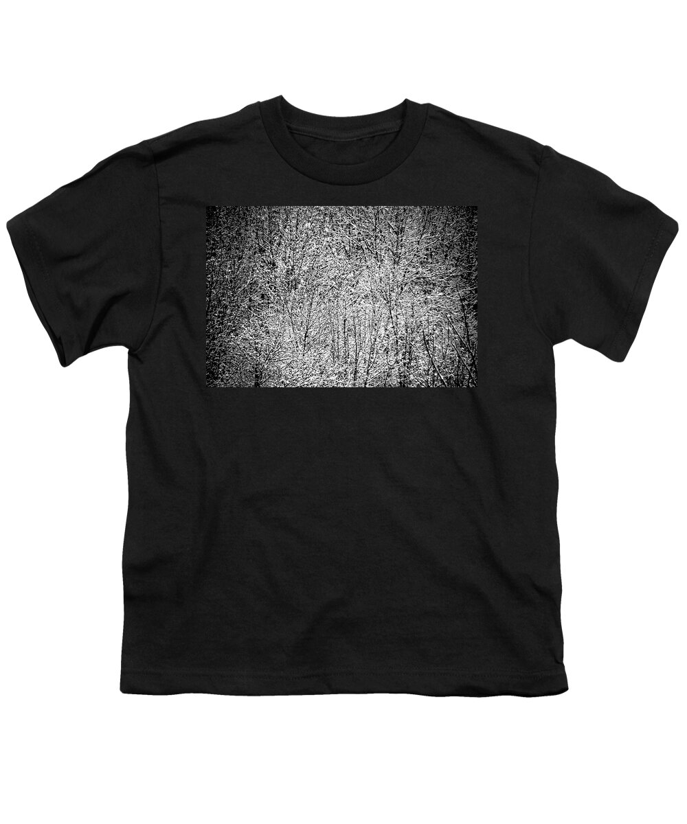 Snow Youth T-Shirt featuring the photograph Snow on Snow by Jacqueline M Lewis