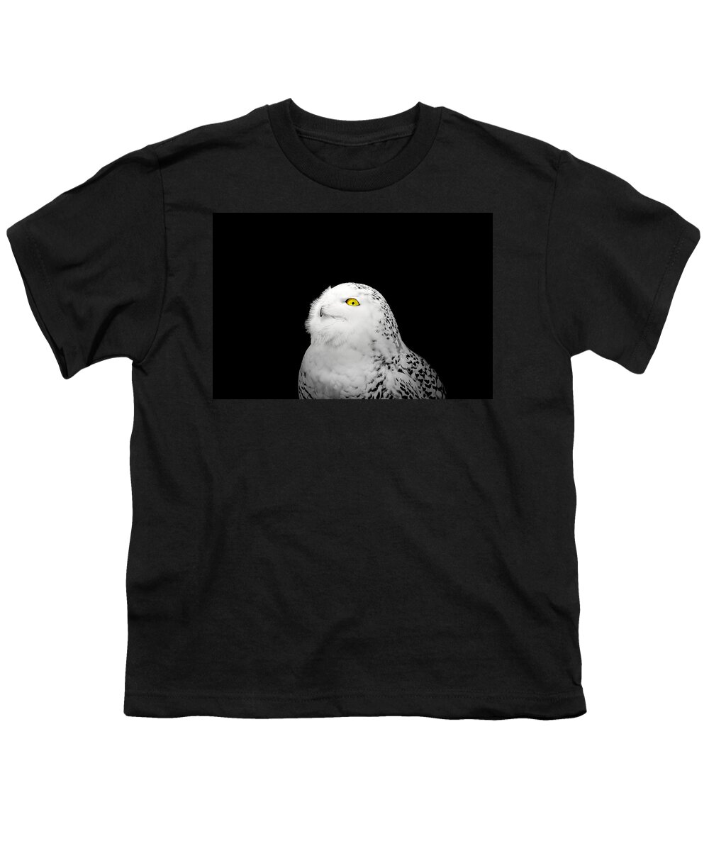 Animal Youth T-Shirt featuring the photograph Snowy Owl by Peter Lakomy